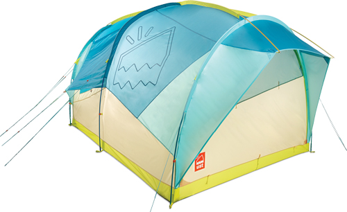 UST HOUSE PARTY 6 PERSON TENT W/STORAGE AND FOOTPRINT-img-0
