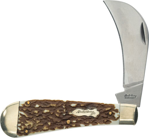 UNCLE HENRY KNIFE HAWKBILL PRUNER 3" FOLDING BLADE-img-0