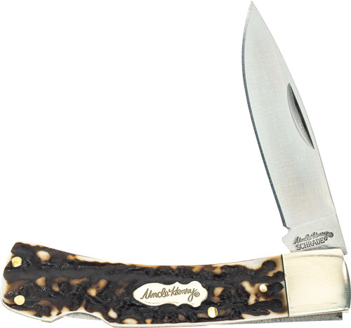 UNCLE HENRY KNIFE NEXT GEN STAGLON BRUIN 2.8" BLADE-img-0