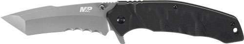 S&W KNIFE M&P SPECIAL OPS 4" TANTO 4 SPRING ASSIST BLACK-img-0