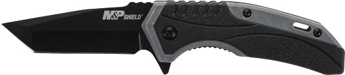 S&W KNIFE M&P SHIELD 2.8" TANTO SPRING ASSIST BLACK-img-0