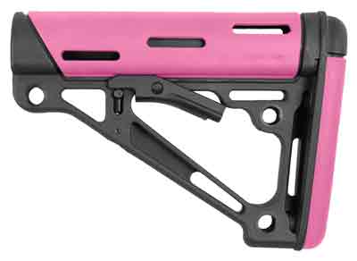 HOGUE AR-15 COLLAPSIBLE STOCK PINK RUBBER MIL-SPEC-img-0