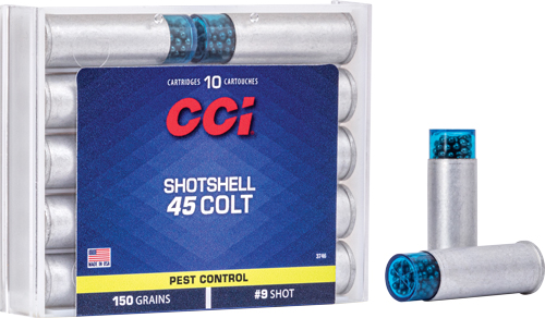 CCI 45 COLT SHOTSHELLS 150GR #9 SHOT 10RD 20BX/CS-img-0