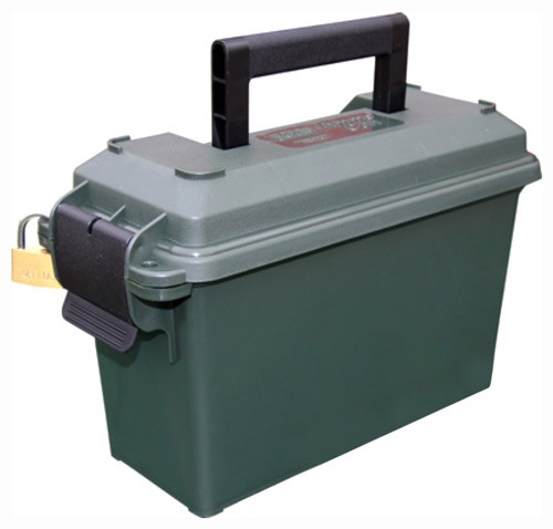 MTM .30 CALIBER AMMO CAN TALL FOREST GREEN LOCKABLE-img-0