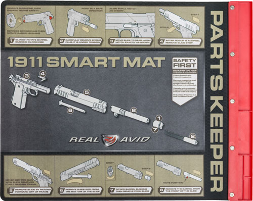 REAL AVID SMART MAT 1911 W/ PARTS KEEPER 19"X16" NEOPRENE-img-0