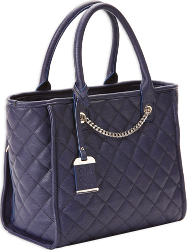 BULLDOG CONCEALED CARRY PURSE QUILTED TOTE STYLE NAVY-img-0