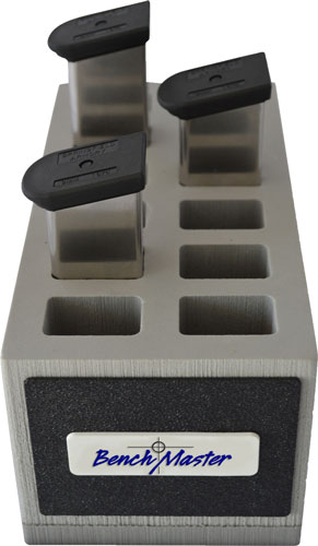 BENCHMASTER DOUBLE STACK 9MM 12 UNIT MAG RACK-img-0