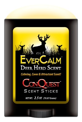 CONQUEST SCENTS DEER LURE EVER CALM DEER HERD 2.5OZ. STICK-img-0
