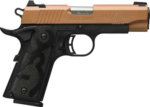 BROWNING 1911-380 BLACK LABEL .380ACP 3.58"COMP 8RD COPPER!-img-0