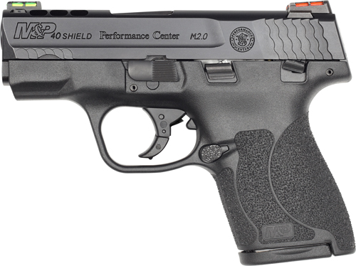 S&W SHIELD M2.0 M&P .40S&W PORTED HIVIZ THUMB SAFETY BLK-img-0