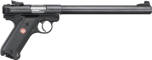 RUGER MARK IV TARGET .22LR 10" BULL AS BLUED SYNTHETIC-img-0