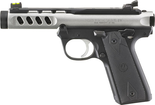 RUGER MARK IV 22/45 LITE .22LR 4.4" AS THREADED CLEAR-img-0