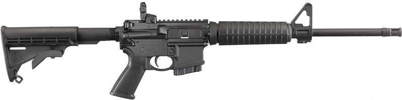 RUGER AR556 .223 10-SHOT BLACK SIX POSITION STOCK-img-0