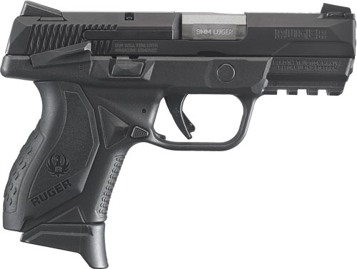 RUGER AMERICAN COMPACT 9MM FS 17-SHOT BLK MAT W/SAFETY-img-0