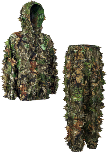 TITAN LEAFY SUIT MOSSY OAK OBSESSION NWTF S/M PANTS/TOP-img-0