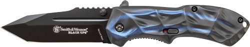 S&W KNIFE BLACK OPS 3RD GEN. BLUE HANDLE TANTO MAGIC ASSIST-img-0