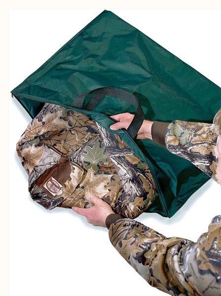 Scent-A-Way 01179 Scent-Safe Deluxe Travel Bag Nylon Inside Mesh Pockets