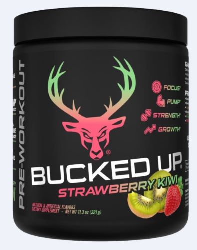 Bucked Up Pre-Workout Strawberry Kiwi 30 Serving Tub