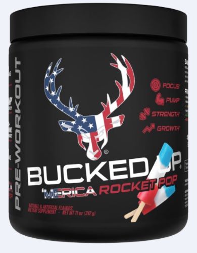Bucked Up Pre-Workout Rocket Pop 30 Serving Tub - Bucked Up
