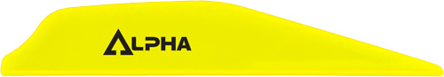 BOHNING ALPHA AR 1250 VANE 2.8" NEON YELLOW 36PK