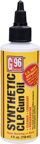 G96 1053 Synthetic CLP Gun Oil 4oz, Case of 12, Biodegradable