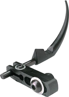 Muzzy 1080 Black FishHook Bowfishing Rest: Ambidextrous, Quick-Loading, 3-Sided Arrow Capture