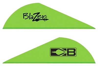 Bohning Blazer Vanes 10831NG2 Neon Green 2 in 36 Pack 6 Grains