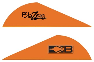 Bohning Blazer Vanes 2 Inch Neon Orange 100 Pack Model 10832NO2