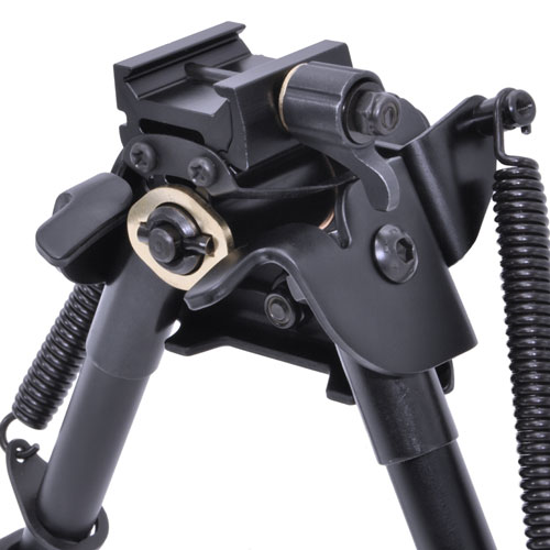 Aimtech 6-9" Bipod HD Lever Lock Rail - Pivot Black