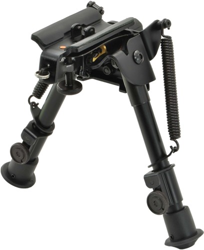 Aimtech AFA-10855 Bipod 6-9 in Black Heavy Duty Lever Locking Pivot