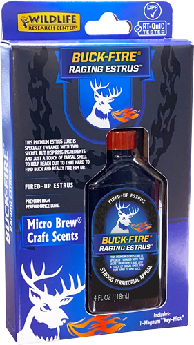 Wildlife Research Buck-Fire Raging Estrus Deer Lure (4 oz)