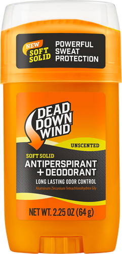 DDW ANTIPERSPIRANT DEODERANT SOFT SOLID STICK 2.25OZ - Dead Down Wind