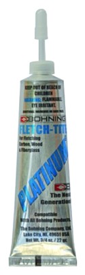 Bohning Fletch-Tite Platinum 1301 Archery Glue 0.75 oz Clear