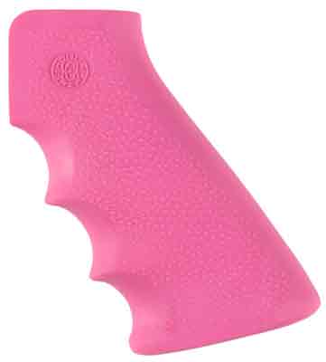 Hogue 15007 AR-15/M16 OverMolded Rubber Pistol Grip Pink