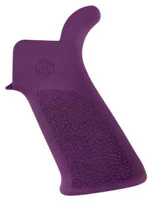 Hogue 15036 AR-15 Beavertail Grip No Finger Grooves Purple