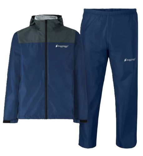 FROGG TOGGS MEN'S VAPOR RAIN SUIT BLUE & GRAY