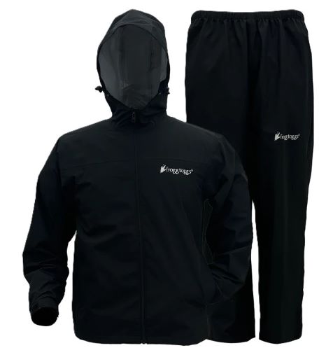 FROGG TOGGS WOMEN'S VAPOR RAIN SUIT BLACK