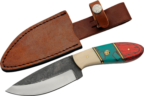 SZCO RITE EDGE 8.5" REDTAIL HUNTER LEATHER SHEATH