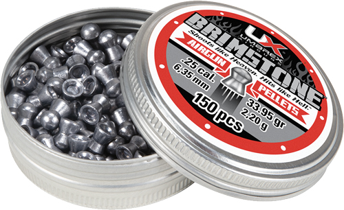 Umarex 2211354 Brimstone Pellets .25 Caliber 33.95 Grain 150-Pack