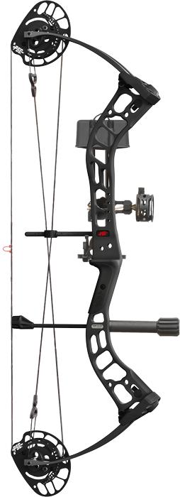 PSE Brute ATK Bow Package Black 23-30.5 in. 70lb LH