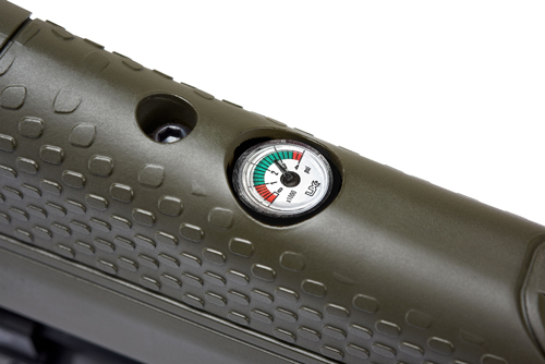 Umarex 2252659 AirSaber PCP Air Archery Gun, Bolt Action, Green Stock