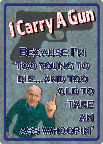 RIVERS EDGE SIGN 12”x17” “TOO YOUNG TO DIE”