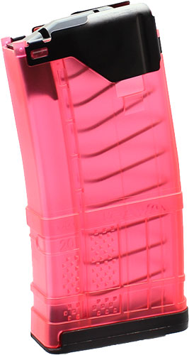 Lancer L5AWM 999000232067 AR-15 5.56 20RD Translucent Pink Magazine