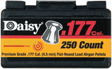 Daisy 990257-512 .177 Flat Head Pellets, 250 Count, 12 Pack Case
