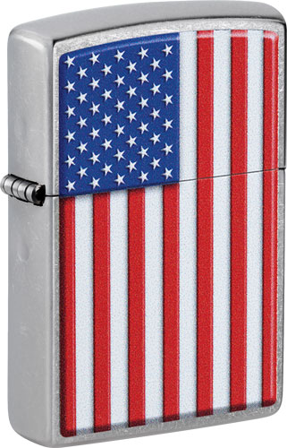 ZIPPO WINDPROOF LIGHTER PATRIOTIC STREET