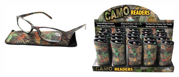 camouflage reading glasses