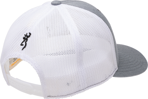 BROWNING CAP MUSTANG 110 MESH BACK REC FLAG PATCH GRAY - Browning for sale at TheGunDock