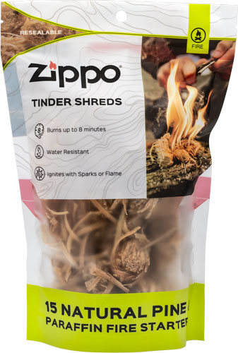 ZIPPO TINDER SHREDS 15 PIECE