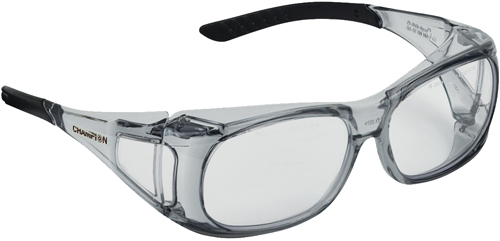 Champion Traps and Targets Shooting Glasses Over-Spec Ballistic Clear 4063