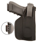 Blackhawk 40LH02BK Laser Holster Medium/Large Autos Nylon Black - Blackhawk